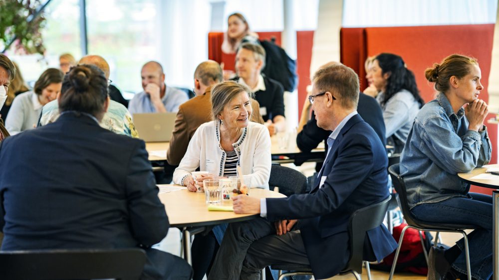 Researchers and practitioners from different fields engaged in group discussions (Photo: Johan Persson).